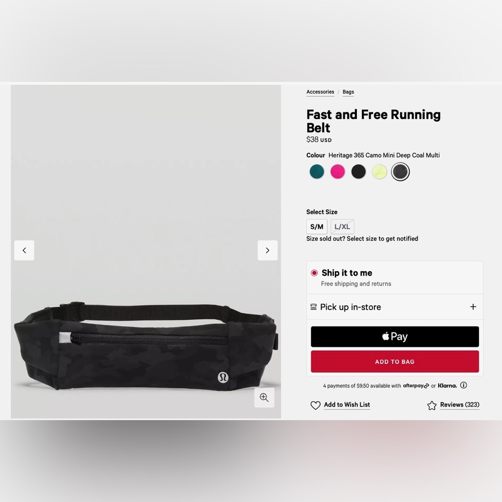 Fast and free belt bag - Lululemon